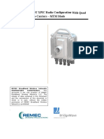 Navigator DT XPIC Radio Configuration With Sub-Carriers MTM Mode - V6