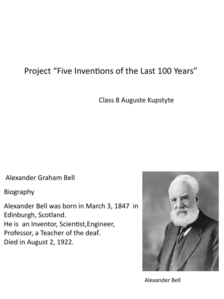 Alexander Graham Bell's Telephone Invention | PDF | History