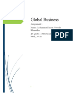 Global Business Assignment 1