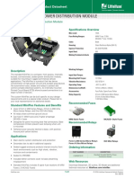 Miniflec Series Power Distribution Module: Commercial Vehicle Product Datasheet