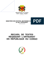 LOIS SUR l'ARTISANAT AU CONGO PDF