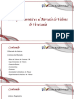 Pasos para Invertir en El Mercado de Valores de Venezuela