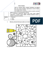 Ficha de Trabajo Kinder