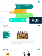 Acuerdos de los términos del encargo de auditoría