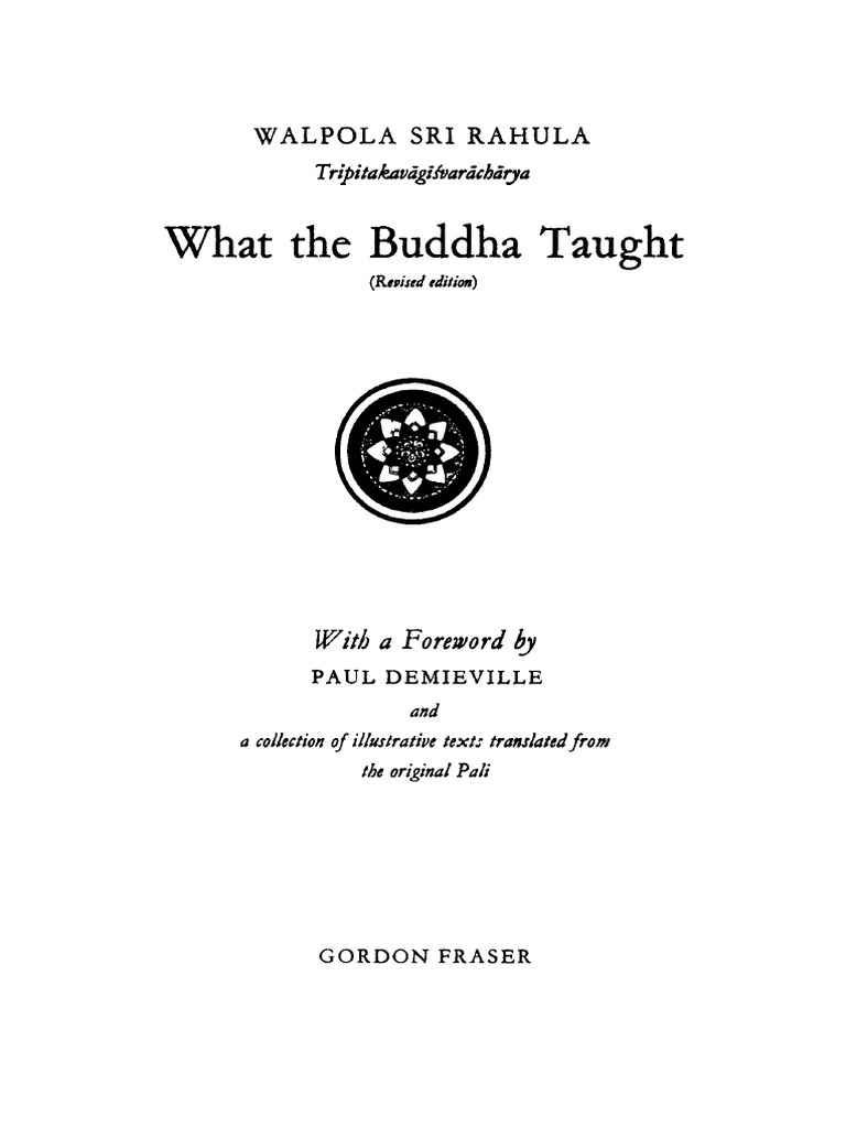 S03 OPCIONAL What The Buddha Taught PP 1628 PDF