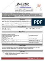 Ghada Bdear: Teaching & School Management