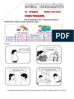 2°gramática Adjetivos Determinativos Posesivos y Numerales