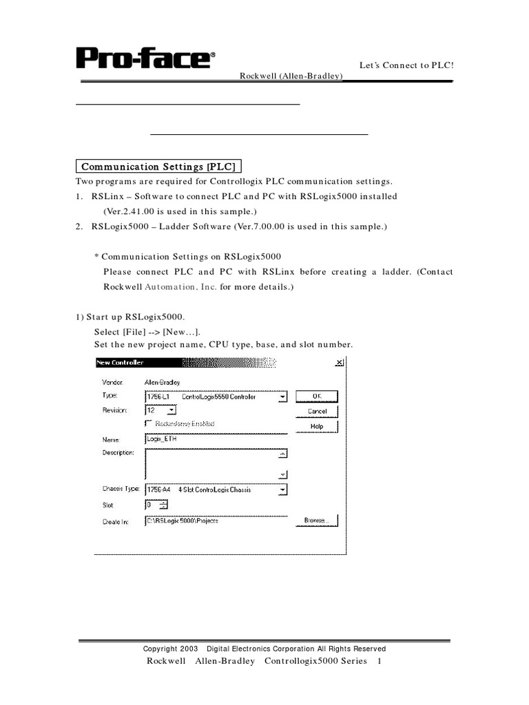 Add Module in Rslogix 5000 | PDF | Programmable Logic Controller ...