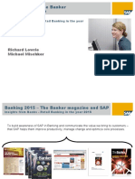 Banking 2015 - The Banker Magazine and SAP: Richard Lowrie Michael Mischker