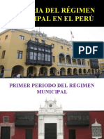 Regimen municipal peruano 2019