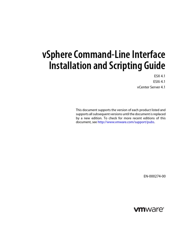 vsp4 41 Vcli Inst Script-1 | PDF | Command Line Interface ...