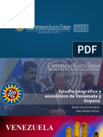 Estudio Geográfico y Económico de Venezuela y Guyana