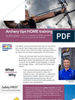 Archery Tips-Home Training - WAEC - TEC-PHY - ENG - V1 - 0 PDF