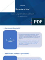 Política de Bienestar Policial Del Ministerio de Seguridad