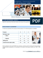 Ib Business Management - 3.2b Activity - Costs and Revenues PDF