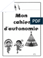 Cahier Autonomie PS Final - PDF Version 1
