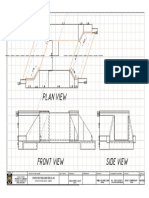 Plan View: Construction of Single Barrel RCBC (3M X 3M)