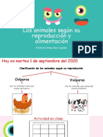 Diapositivas Animales Según Su Reproducción y Respiración-Recordar Juego Denis