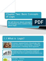 Chapter Two: Basic Concepts of Logic