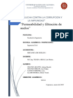 Permeabilidad y Filtración de Suelos PDF