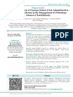 Clinical Evaluation of Paneeya Kshara (Oral Administration of Alkaline Medicine) in The Management of Pittashaya