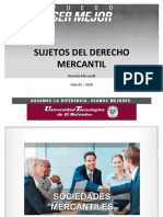 Sujetos Del Derecho Mercantil - Comerciante Social