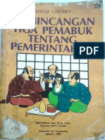 Perbincangan Tiga Pemabuk Tentang Pemerintahan