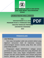 Proses Pengolahan Ikan Lele Asap Di Ukm Sentra Pengasapan Asap Indah