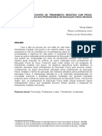 Lesões em Praticantes de Treinamento Resistido Com Pesos: Ações Preventivas Dos Profissionais de Educação Física em Nova Trento-SC