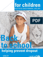 UNICEF Romania Back - To - School