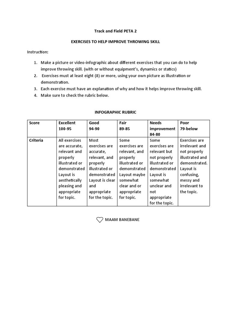 Throwing Skill Exercises Guide | PDF