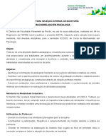 FAFIRE Psicologia Edital Monitoria 2020.2