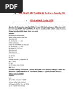 Business Faculty Math BY Yousuf Ali