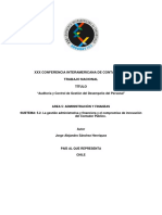 Auditoría y Control de Gestión del Desempeño del Personal