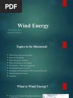 Wind Energy Presentation 1 - SAMPLE 