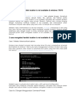 2 Cara Mengatasi Hardisk Location Is Not Available Di Windows 7