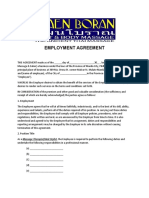 Employment Agreement PDF