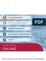 GALANZ thermostats/switches and momentary switches spare parts