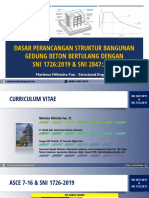 Dasar Perancangan Struktur Bangunan Gedung Beton Bertulang Dengan Sni 1726-2019 & Sni 2847-2019 PDF