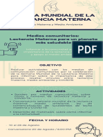 Medios Comunitarios - Lactancia Materna para Un Planeta Más Saludable