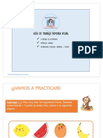 Guía de Trabajo Memoria Visual PDF