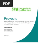 Entregable Proyecto Conjunto Residencial PDF