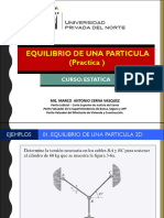 Equilibrio de Una Particula (Ejercicios) PDF