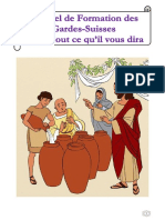 Carnet de Formation Des Gardes-Suisses PDF