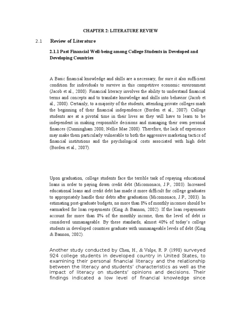 Financial literacy philippines thesis pdf picture