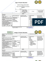 College of Teacher Education: Matrix of Flexible Learning Modes in Music, Arts, Physical Education and Health 8 (MAPEH 8)