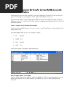 Oracle Heterogeneous Services To Connect To MS Access On MS Windows