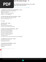 Worship Songs and Lyrics Collection | PDF | Glory (Religion) | Worship
