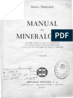 Manual de Mineralogia - Dana y Hurlbult 2da Edicion PDF