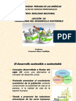 Lección N°16 Paradigmas Del Desarrollo Sostenible Fmeza 2017